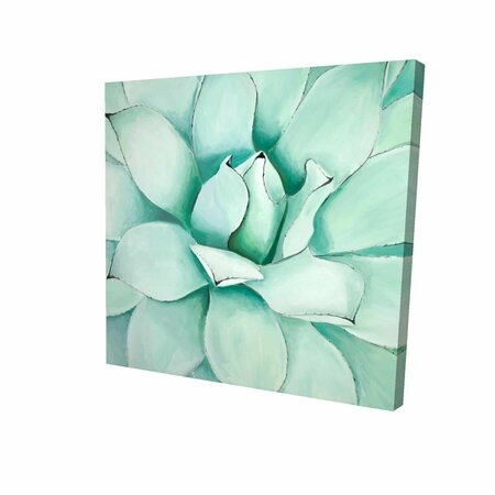 FONDO 12 x 12 in. Succulent Closeup-Print on Canvas FO2789454